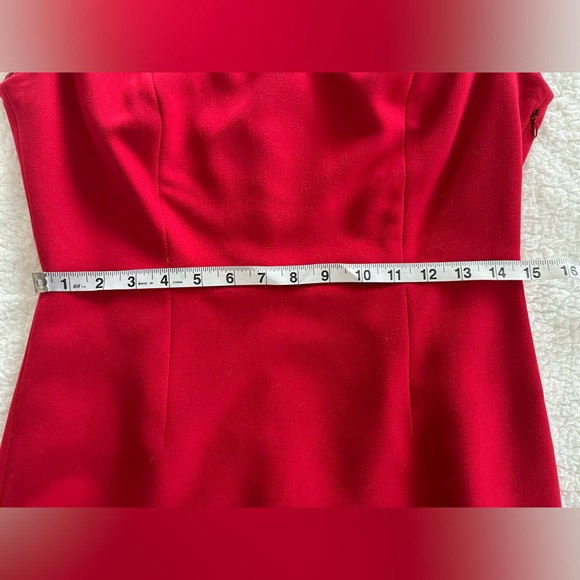 The Limited Red Rich Cap Sleeve Dress MIDI Size Women’s 8 - Picture 9 of 13